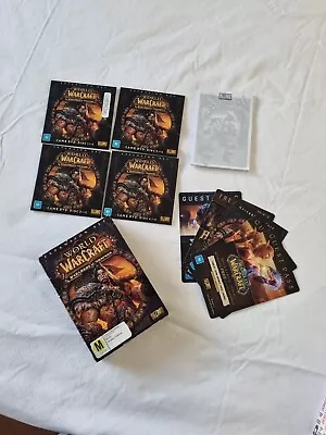 WORLD OF WARCRAFT WARLORDS OF DRAENOR EXPANSION SET M BLIZZARD 4 Of 4 DISCS • $35