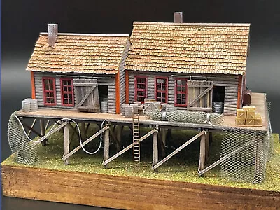 JACOB'S SMOKEHOUSE N Nn3 Scale Unpainted Model Railroad Structure Wood KIT MC23N • $118.55