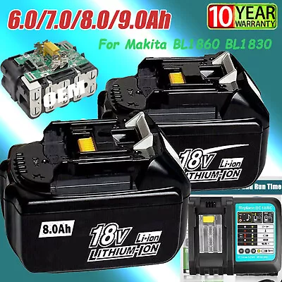 For Makita 18V 8000mah Lithium BL1830 BL1850B BL1860B Battery Or Charger • $23.99