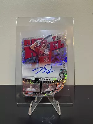 2023 Bowman's Best Mike Trout Reel To Reel Mini Diamond Die-Cut Auto /25 Angels • $183.50