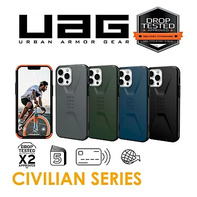 $44.95 • Buy UAG Civilian Apple IPhone 13 Pro Max Rugged Case Protective Cover Armor Shell US