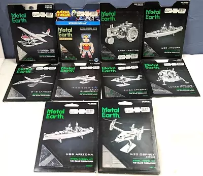 Lot Of 10 Metal Earth 3D Metal Models - Unopened • $7.50