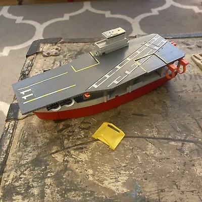 Vintage Galoob Micro Machines Aircraft Carrier Playset 1988 Incomplete • $20