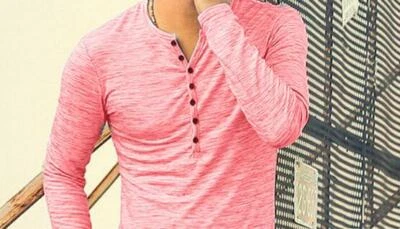 $22 • Buy Men's Muscle T-Shirt Slim Fit Tee Long Sleeve V Neck Tops Casual Button Blouse