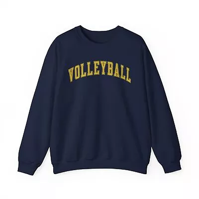 Volleyball Player Sweatshirt Gifts Crew Neck Shirt Crewneck Men • $32.92