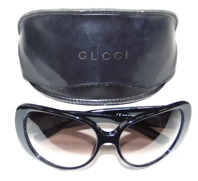 $150 • Buy Gucci GG2932/S Black Frame Sun Glasses + Case + Cleaning Cloth