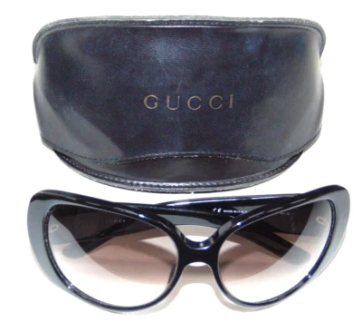 $150 • Buy Gucci GG2932/S Black Frame Sun Glasses + Case + Cleaning Cloth