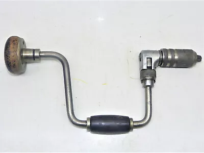 $19 • Buy Vintage 10” Millers Falls No 422 Reversible Brace Drill INV15673