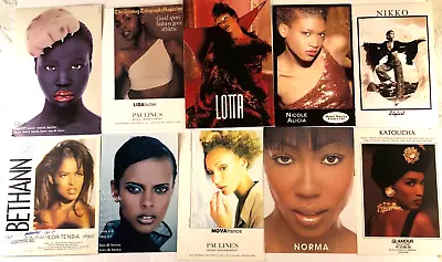 Model Agency Comp Cards -1990's Lot Of 20- Fashion Women-Nous Next-Lot#9 • $45.95