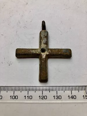 Medieval Cross Or Pendant Or Crucifix - Metal Detector Find - Old Colln: B918 • £59
