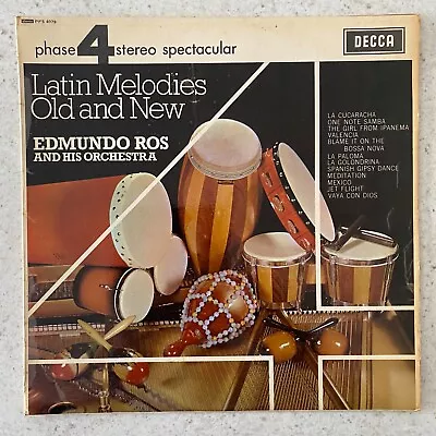 Edmundo Ros And His Orchestra Latin Melodies Old And New - Vinyl LP Record 1965 • £3.75