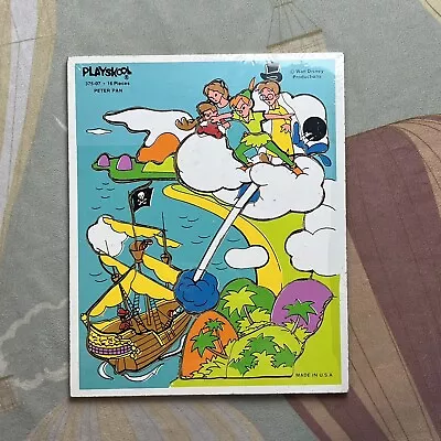 Vintage Playskool Disney Peter Pan Puzzle • $18