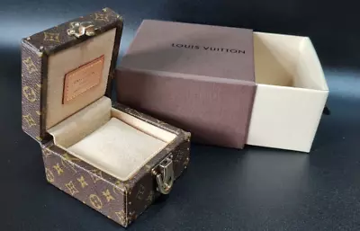 Louis Vuitton Monogram Mini Ecrin Declaration Ring / Jewellery Box / Case • £428