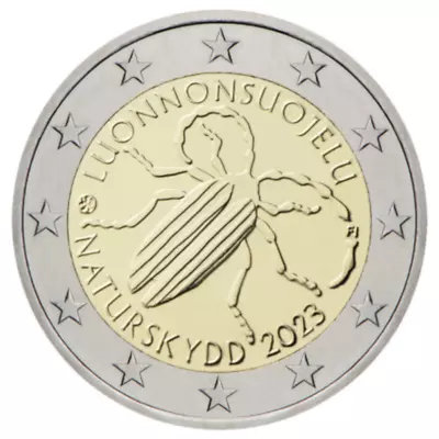 2023 Finland € 2 Euro Uncirculated Coin 1st Nature Conservation Act 100 Years • $10.15
