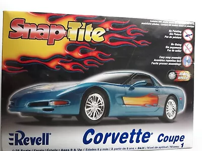 Revell 1/25 Model Kit 85-1936 SnapTite Chevrolet Corvette Coupe NEW And Sealed • $47.77