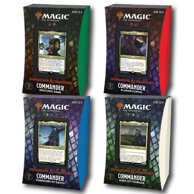 MTG Magic Adventures In The Forgotten Realms Set Of 4 Commander Decks SEALED!! • $274.99