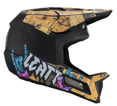 Leatt 2.0 V23 Gravity Woody MTB Mountain Bike Helmet Brown • $99.80