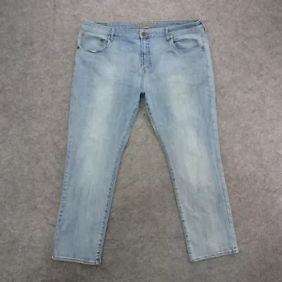 American Eagle Jeans Men's 44x32 Blue Light Wash Straight Leg Jeans • $24.98