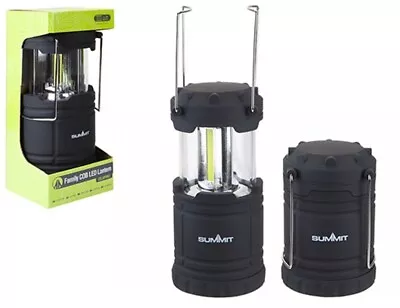 Summit Camping Fishing Micro COB LED Collapsible Battery Lantern 842056 • £5.99