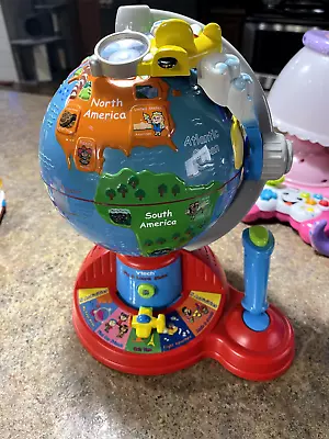 $10 • Buy VTech Fly And Learn World Globe W/ Joystick Children's Educational Toy Learning