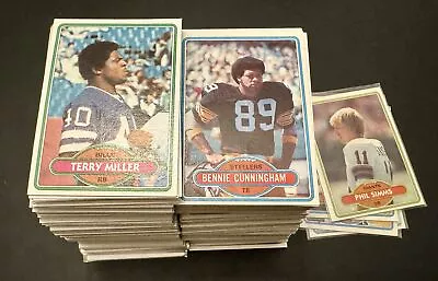 1980 Topps Football Cards 251-500 (EX-NM) - You Pick - Complete Your Set • $0.99