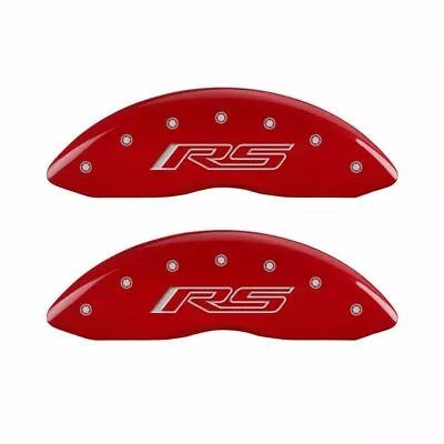 MGP Front/Rear Caliper Covers-Red Chevrolet Camaro; 14033SRS5RD • $297.09