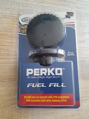 Perko Angled Vented Fuel Fill For 1-1/2  Hose Polymer 542 DPG BLK Marine • $23.99