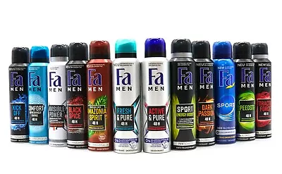 FA DEODORANT MEN SPRAY 48H 72H ANTYPERSPIRANT 150ml US Seller/Ships Same Day • $7.99