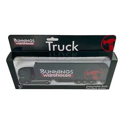 Bunnings Warehouse Die Cast Semi Trailer Truck Pull Back Action Boxed New • $24.95