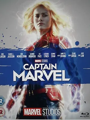 Captain Marvel [Blu-ray] BRAND NEW AND SEALED WITH LIMITED O RING SLEEVE • £13.95