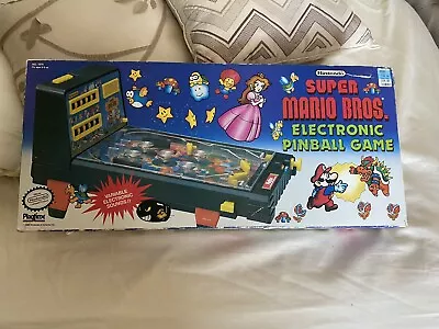 NEW Vintage 1988 Playtime Nintendo Super Mario Bros Electronic Pinball Game • $399