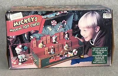 Mr Christmas 1994 Mickey’s Musical Toy Chest Non Working • $115.47
