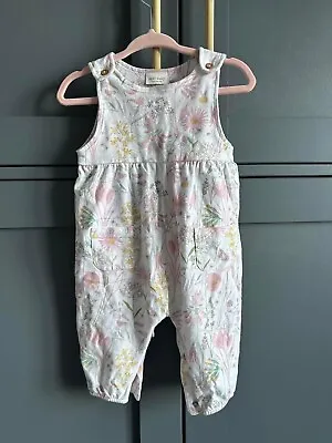 Baby Girls Dungarees X 4 Pairs 3-6 Months • £9.99