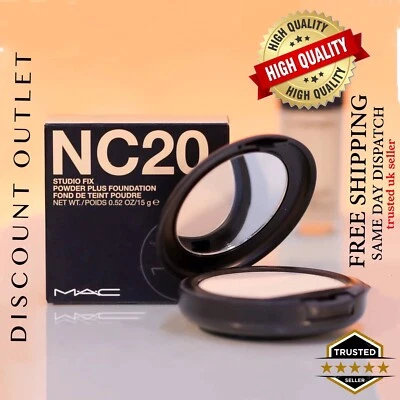 £24.50 • Buy New Mac Studio Fix Powder Plus Foundation Nc20 -  New & Boxed - Free P&p - Uk