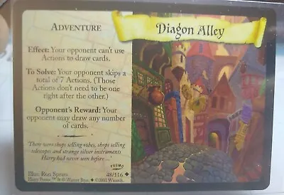 Harry Potter Trading Card Game TCG CCG. Rare PROMO Card. Diagon Alley #48/116 • $11