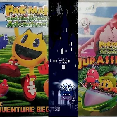 Pac-Man And The Ghostly Adventures  Jurassic Pac  &  The Adventure Begins! DVDs • $139