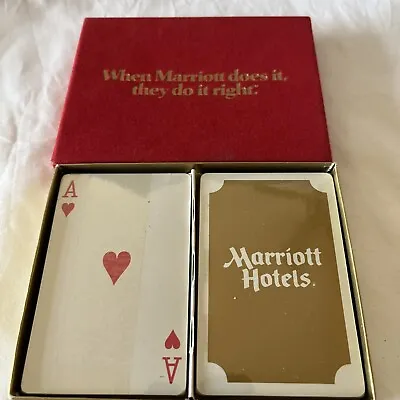 Marriott Hotel Promotional Meeting Playing Cards Package Chicago NEW • $24