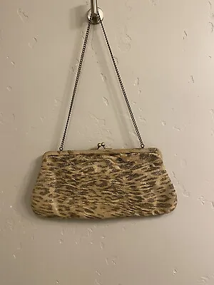 HOBO Leopard Print Slouchy Evening Handbag/Clutch 13.5”x6.5”x1x”. • $24.95