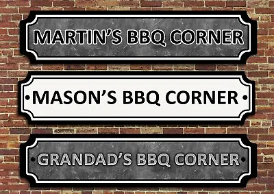 £11.99 • Buy PERSONALISED Barbecue BBQ Grill Patio Sign Plaque Home Garden Party Outdoor Bar.