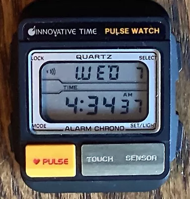 Innovative Time Pulse Watch From ‘80s No Strap As Is • $25