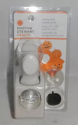 Martha Stewart Crafts Halloween Pumpkin Jack O Lantern Stamp And Punch Pack Kit • $24.83