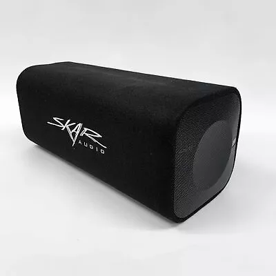 Used Skar Audio Sk8tbv Single 8  400w Max Power Dual Voice Coil Vented Sub Tube • $84.99