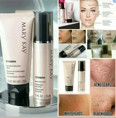 Mary Kay Timewise Microdermabrasion Plus Set Nib Pore Minimizer Exfoliate Skin! • $55