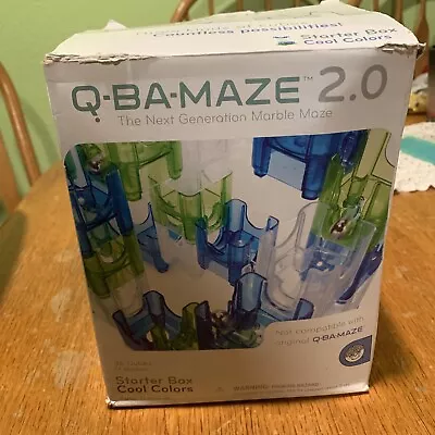 Q-BA-MAZE 2.0 Marble Maze Starter Box  32 Pieces NO Marbles Or Instructions • $9.99