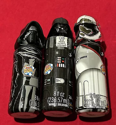 NEW Disney Star Wars 8 Oz Miracle Bubbles Darth Vader- Captain Phasma- Kylo Ren • $9.99