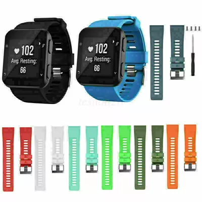 Replacement Wrist Strap Silicone Bracelet Band For Garmin Forerunner 35 Watch • $19.66