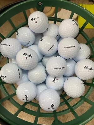 *50 Maxfli Noodle  Long And Soft  White  Mint Condition  Golf Balls • $39.95