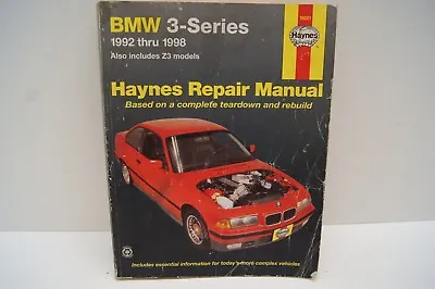 BMW 3-Series 1992-1998 Also Includes Z3 Models Haynes Repair Manual • $14.99