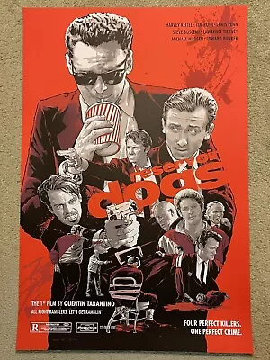 Reservoir Dogs Quentin Tarantino Movie Art Print Poster Mondo Joshua Budich • $199.99