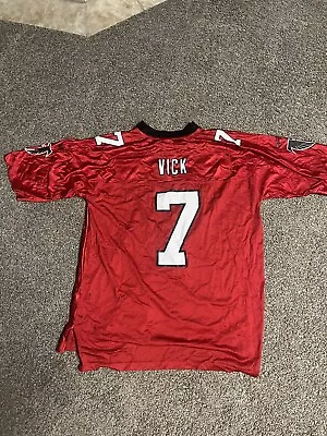 Atlanta Falcons Michael Vick Vintage Red Reebok NFL Jersey Size XL • $22